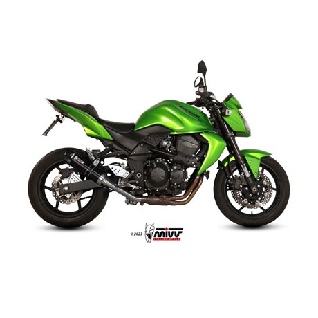 Moto exhaust MIVV GP-C BLACK with carbon cap KAWASAKI Z750 2007  -  2014