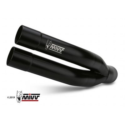 Moto exhaust MIVV DOUBLE GUN BLACK BENELLI 502C 2019  -  2023