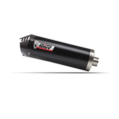 Moto exhaust MIVV OVAL BLACK with carbon cap KAWASAKI ZZR 1400 2008  -  2011