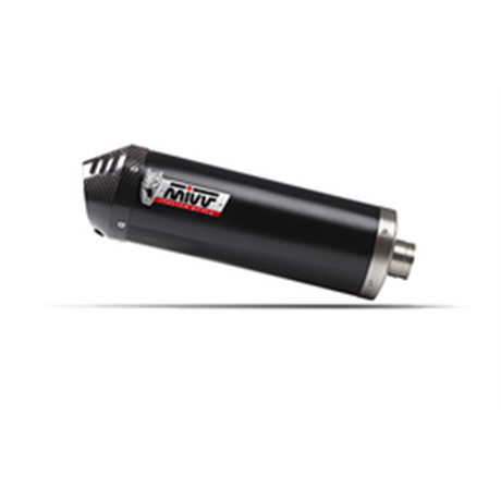 Moto exhaust MIVV OVAL BLACK with carbon cap KAWASAKI ZZR 1400 2008  -  2011