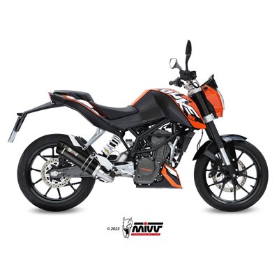 Moto exhaust MIVV GP-C CARBON with carbon cap KTM 125 DUKE 2011  -  2016