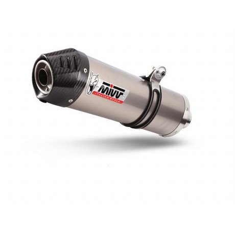 Moto exhaust MIVV OVAL TITANIUM with carbon cap BENELLI TRK 502 X 2018  -  2023