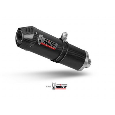 Moto exhaust MIVV OVAL CARBON with carbon cap KTM 890 SMT 2023  -  2023