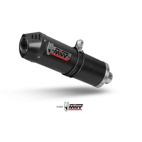 Moto Auspuff MIVV OVAL CARBON with carbon cap KTM 890 SMT 2023  -  2023