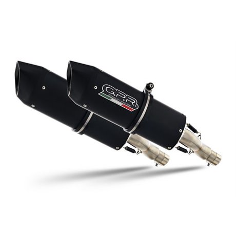 Exhaust GPR Kawasaki Z1000 2003 - 2006 Furore Nero