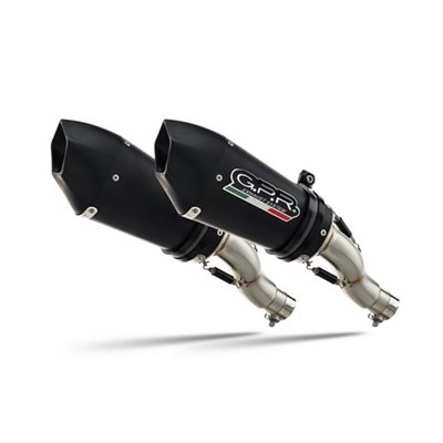 Exhaust GPR Kawasaki Z 1000  2010 - 2013 Gpe Ann. Black titanium