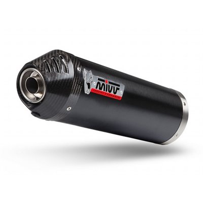 Moto exhaust MIVV OVAL BLACK with carbon cap KYMCO XCITING 400i 2013  -  2018