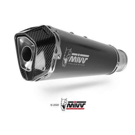 Moto výfuk MIVV DELTA RACE BLACK MOTO GUZZI V100 MANDELLO 2022  -  2023