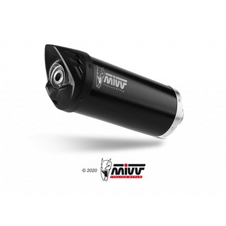 Moto výfuk MIVV MOVER BLACK PIAGGIO LIBERTY 125 2019  -  2023