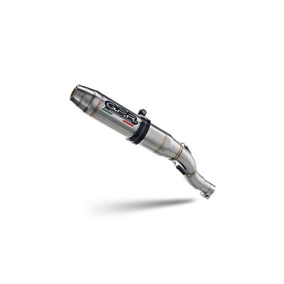 Exhaust GPR Royal Enfield Continental GT 535  2014 - 2016 Deeptone Inox