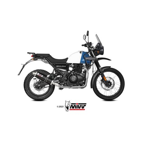 Moto výfuk MIVV OVAL BLACK ROYAL ENFIELD SCRAM 411 2022  -  2023
