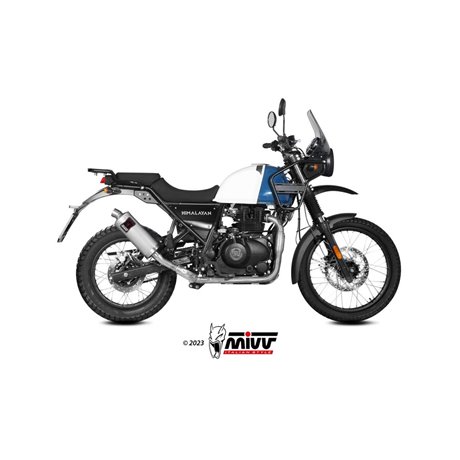 Moto výfuk MIVV DAKAR ST. STEEL ROYAL ENFIELD HIMALAYAN 2021  -  2023