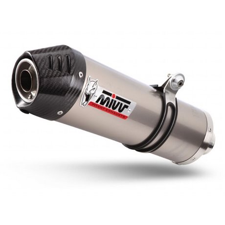 Moto výfuk MIVV OVAL TITANIUM with carbon cap SUZUKI V-STROM 650 2007  -  2011