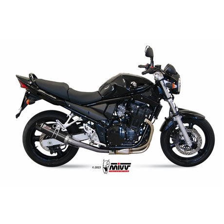 Moto výfuk MIVV GP-C BLACK with carbon cap SUZUKI GSF 650 BANDIT 2005  -  2006