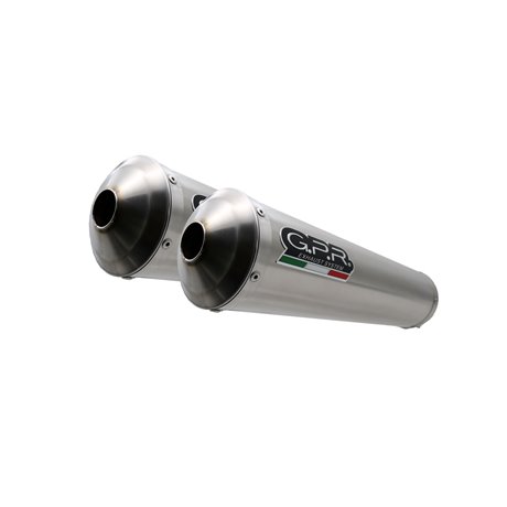 Exhaust GPR Yamaha MT-01 2005 - 2011 Inox Tondo