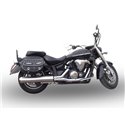 Výfuk GPR Yamaha Xvs 1300 Midnight Star  2006 - 2014 Inox Oval Bomb