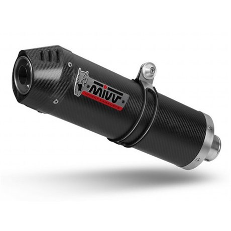 Moto exhaust MIVV OVAL CARBON with carbon cap SUZUKI SV 650 2004  -  2004