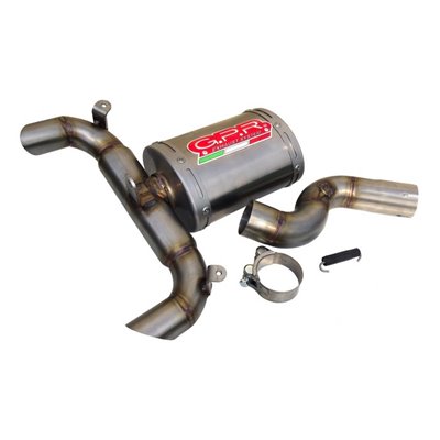 Exhaust GPR Suzuki GSR 400 2006 - 2011 Alluminio Ghost