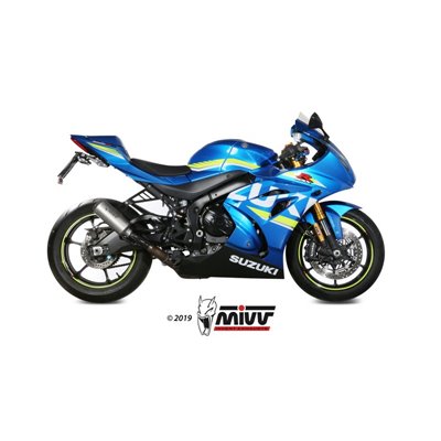 Moto exhaust MIVV MK3 ST. STEEL SUZUKI GSX-R 1000 2017  -  2020