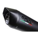 Moto exhaust GPR CAN AM SPYDER 1000 GS 2007 - 2009 FURORE NERO