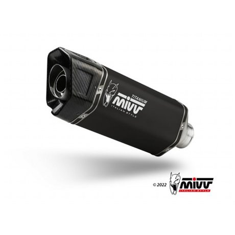Moto výfuk MIVV SR-1 BLACK TITANIUM TRIUMPH SPEED TRIPLE 1200 RR / RS 2021  -  2023
