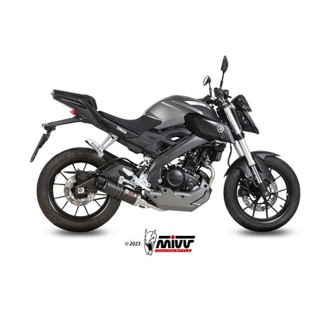 Moto výfuk MIVV GP-C CARBON with carbon cap YAMAHA MT-125 2015  -  2019