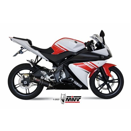 Moto výfuk MIVV GP-C CARBON with carbon cap YAMAHA YZF R125 2008  -  2013
