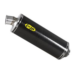 Moto exhaust Exan Oval Classic Carbon BMW F 800 GS  