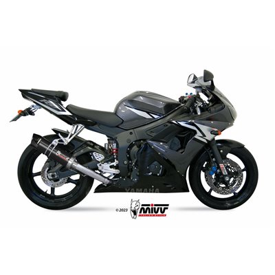Moto výfuk MIVV GP-C BLACK with carbon cap YAMAHA YZF 600 R6 2003  -  2005