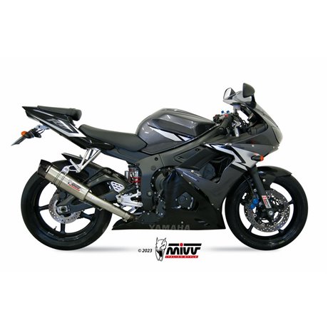 Moto výfuk MIVV GP-C TITANIUM with carbon cap YAMAHA YZF 600 R6 2003  -  2005