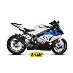 Moto exhaust Exan Oval X-Black Carbon BMW S 1000 RR 2011 - 2014 full system 