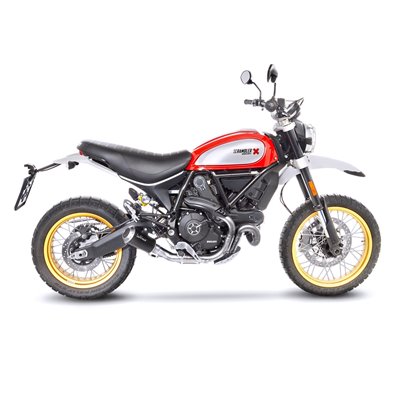 Exhaust LeoVince DUCATI SCRAMBLER 800 DESERT SLED 2017 - 2020 LV-10 BLACK EDITION