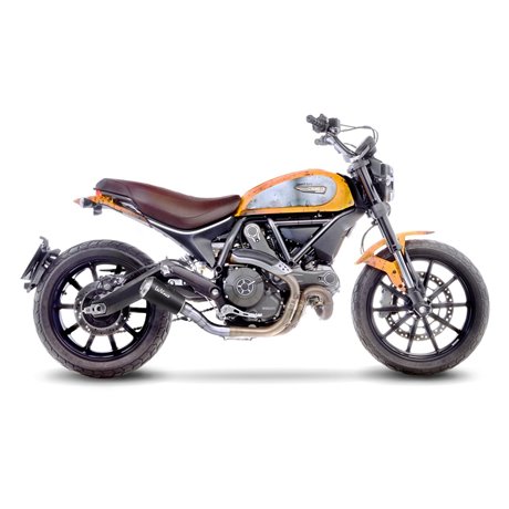 Výfuk LeoVince DUCATI SCRAMBLER 800 ICON/CLASSIC 2015 - 2016 LV-10 BLACK EDITION