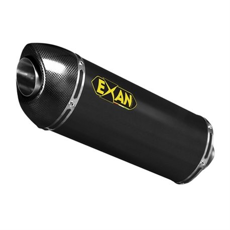 Moto exhaust Exan Carbon Cap Black Inox Buell CR 1125  