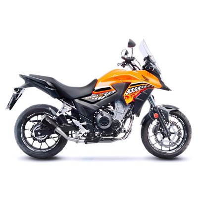 Exhaust LeoVince HONDA CB 500 X 2017 - 2018 LV-10 BLACK EDITION