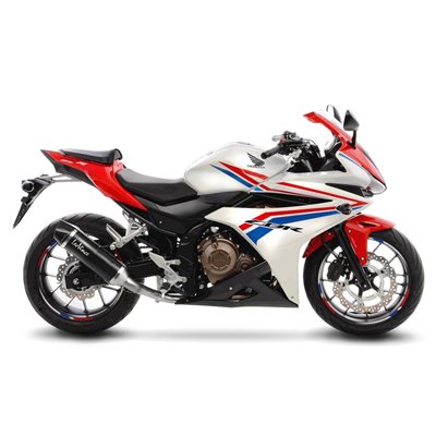 Exhaust LeoVince HONDA CBR 500 R 2016 - 2018 NERO