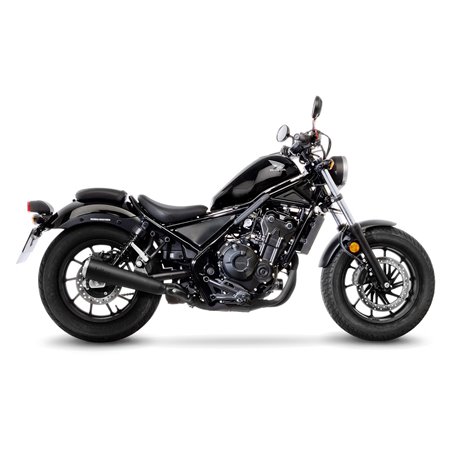 Exhaust LeoVince HONDA CMX 300 REBEL 2017 - 2024 CLASSIC RACER BLACK EDITION