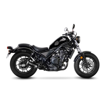 Exhaust LeoVince HONDA CMX 500 REBEL 2017 - 2024 LV-10 BLACK EDITION