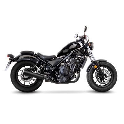 Exhaust LeoVince HONDA CMX 500 REBEL 2017 - 2024 CLASSIC RACER BLACK EDITION