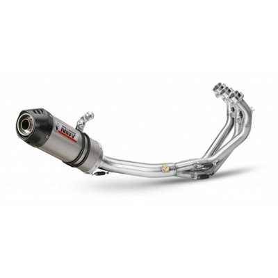 Moto exhaust MIVV OVAL TITANIUM with carbon cap YAMAHA XSR 900 2016  -  2020