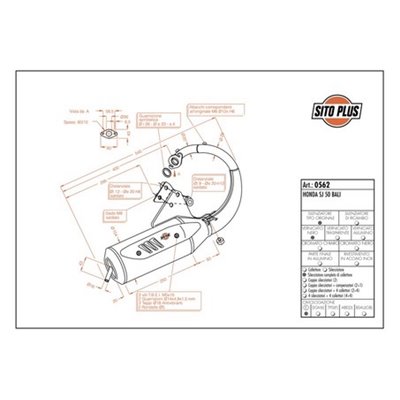 Exhaust LeoVince HONDA SJ 50 BALI SITOPLUS