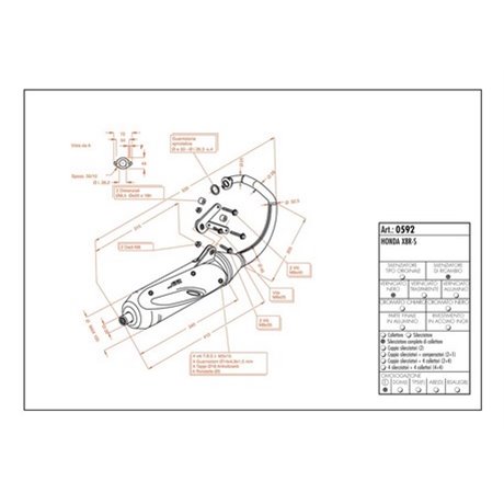 Výfuk LeoVince HONDA X8R-S/X 50 1998 - 2002 SITO