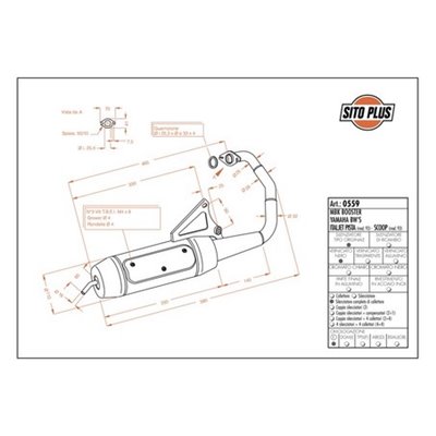 Exhaust LeoVince ITALJET SCOOP 1993 SITOPLUS