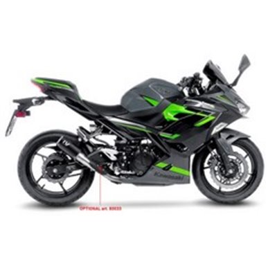 Exhaust LeoVince KAWASAKI NINJA 400 2022 - 2023 LV CORSA BLACK EDITION