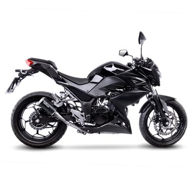 Exhaust LeoVince KAWASAKI Z 300/ABS 2015 - 2016 LV-10 BLACK EDITION