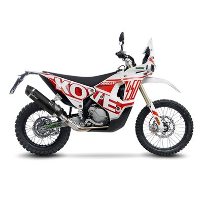 Výfuk LeoVince KOVE 450 RALLY LOW/HIGH 2023 - 2024 LV ONE EVO BLACK EDITION