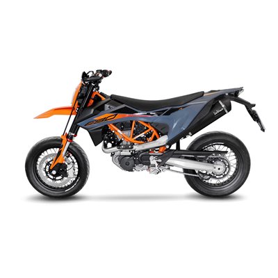 Exhaust LeoVince KTM 690 SMC R 2019 - 2024 NERO