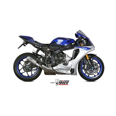 Moto Auspuff MIVV MK3 ST. STEEL YAMAHA YZF 1000 R1 2015  -  2022