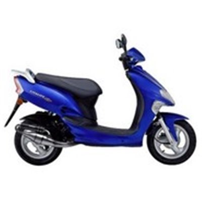 Exhaust LeoVince KYMCO VITALITY 50 2007 - 2008 HAND MADE TT BLACK EDITION