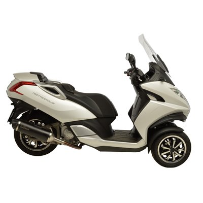 Exhaust LeoVince PEUGEOT METROPOLIS 400i 2013 - 2016 NERO